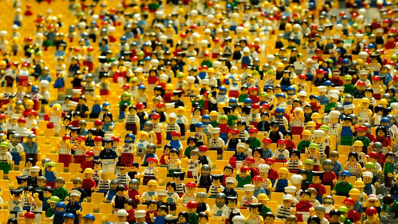 Til færdighedslege kan der bruges LEGO