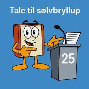 Talegenerator - tale til sølvbryllup
